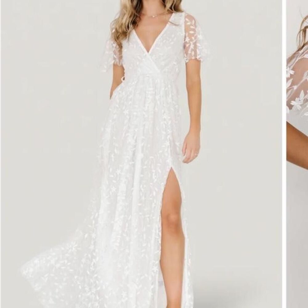 Baltic-born Women's White Dress
